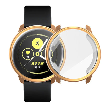 For Samsung Active Watch Full Coverage TPU Protective Case (Rose Gold)-garmade.com