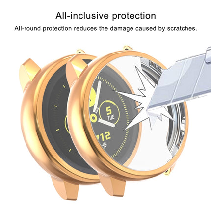 For Samsung Active Watch Full Coverage TPU Protective Case (Rose Gold)-garmade.com