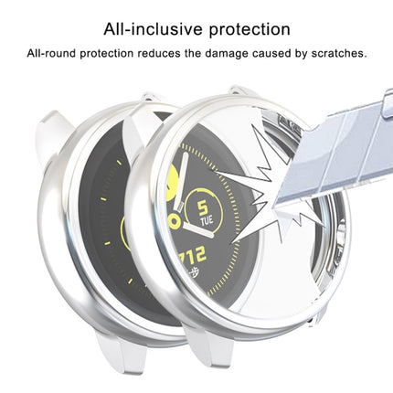 For Samsung Active Watch Full Coverage TPU Protective Case (Silver)-garmade.com