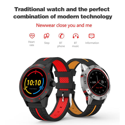 N6 Smart Watch 1.3 inch TFT Screen MTK2502C Bluetooth4.0, Silicone Watch Strap, Support Heart Rate Monitor & Pedometer & Sleep Monitor & Sedentary Reminder(Red)-garmade.com
