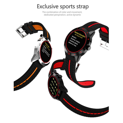 N6 Smart Watch 1.3 inch TFT Screen MTK2502C Bluetooth4.0, Silicone Watch Strap, Support Heart Rate Monitor & Pedometer & Sleep Monitor & Sedentary Reminder(Red)-garmade.com