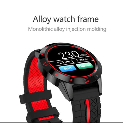 N6 Smart Watch 1.3 inch TFT Screen MTK2502C Bluetooth4.0, Silicone Watch Strap, Support Heart Rate Monitor & Pedometer & Sleep Monitor & Sedentary Reminder(Red)-garmade.com