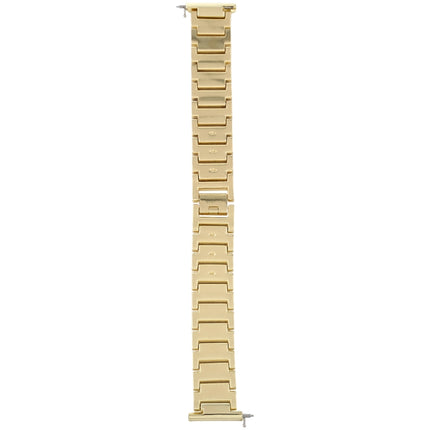For Fitbit Versa Diamond-studded Stainless Steel Replacement Wrist Strap Watchband (Gold)-garmade.com