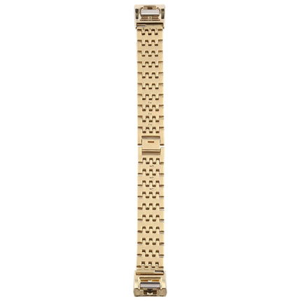 For Fitbit Charge 2 Diamond-studded Stainless Steel Replacement Wrist Strap Watchband (Gold)-garmade.com