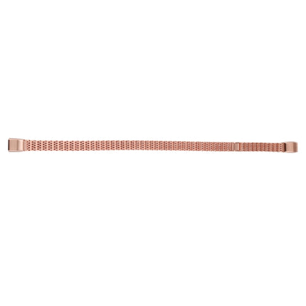 For Fitbit Alta Stainless Steel Replacement Wrist Strap Watchband (Rose Gold)-garmade.com