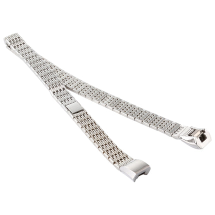For Fitbit Alta Stainless Steel Replacement Wrist Strap Watchband (Silver)-garmade.com