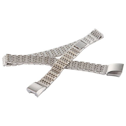 For Fitbit Alta Stainless Steel Replacement Wrist Strap Watchband (Silver)-garmade.com