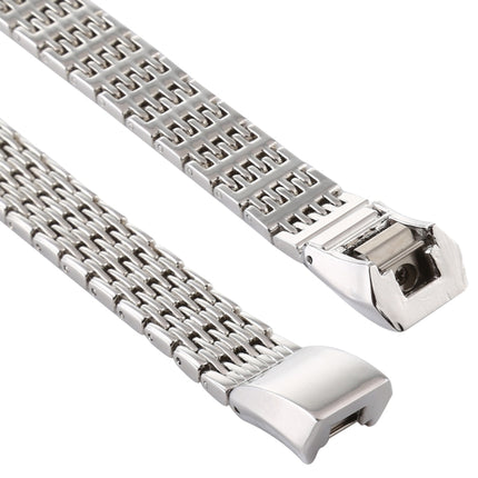 For Fitbit Alta Stainless Steel Replacement Wrist Strap Watchband (Silver)-garmade.com