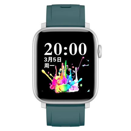 SE02 Bluetooth Smart Sports Watch, Support Heart Rate / Blood Pressure / Blood Oxygen Monitoring & Sleep Monitoring & Sedentary Reminder (Green)-garmade.com