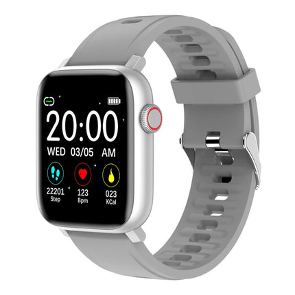 SE02 Bluetooth Smart Sports Watch, Support Heart Rate / Blood Pressure / Blood Oxygen Monitoring & Sleep Monitoring & Sedentary Reminder (Silver)-garmade.com