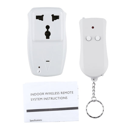 110V Indoor Wireless Smart Remote Control Switch with Single Keychain Transmitter, CN Plug-garmade.com