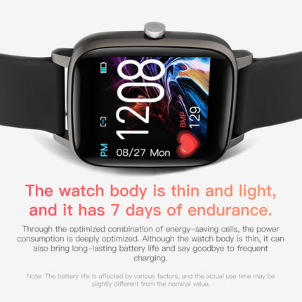 T98 1.4 inch Color Screen Smart Watch, IP67 Waterproof, Support Body Temperature Measurement / Heart Rate Monitoring / Blood Pressure Monitoring / Sedentary Reminder / Calories(Black)-garmade.com