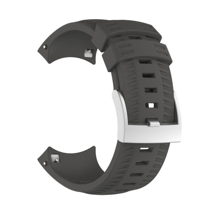 Silicone Replacement Wrist Strap for SUUNTO 9 (Grey)-garmade.com