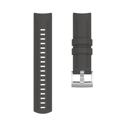 Silicone Replacement Wrist Strap for SUUNTO 9 (Grey)-garmade.com