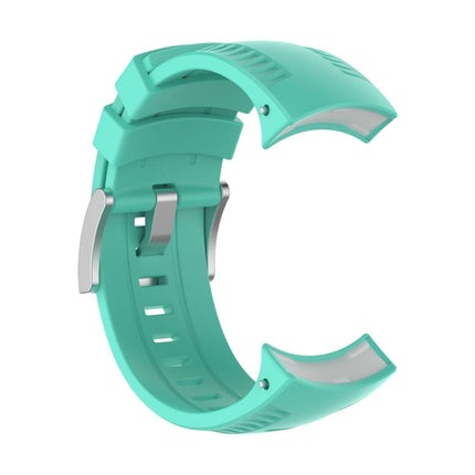 Silicone Replacement Wrist Strap for SUUNTO 9 (Mint Green)-garmade.com