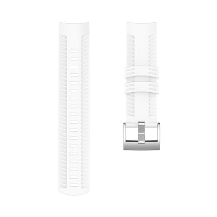 Silicone Replacement Wrist Strap for SUUNTO 9 (White)-garmade.com