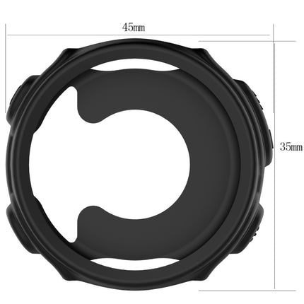 Solid Color Silicone Watch Protective Case for Garmin F235 / F750(Black)-garmade.com