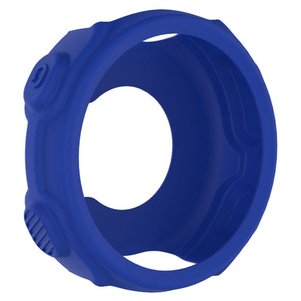 Solid Color Silicone Watch Protective Case for Garmin F235 / F750(Blue)-garmade.com