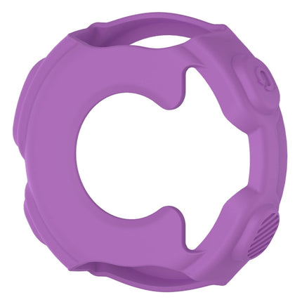 Solid Color Silicone Watch Protective Case for Garmin F235 / F750(Purple)-garmade.com