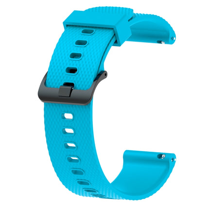 Silicone Sport Wrist Strap for Garmin Vivoactive 3 20mm (Sky Blue)-garmade.com
