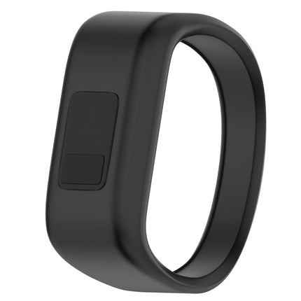 Silicone Sport Wrist Strap for Garmin Vivofit JR, Size: Large (Black)-garmade.com