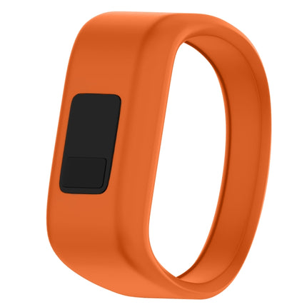 Silicone Sport Wrist Strap for Garmin Vivofit JR, Size: Large (Orange)-garmade.com