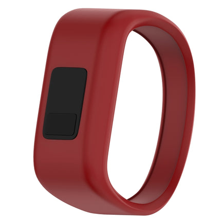 Silicone Sport Wrist Strap for Garmin Vivofit JR, Size: Large (Red)-garmade.com