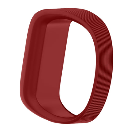 Silicone Sport Wrist Strap for Garmin Vivofit JR, Size: Large (Red)-garmade.com