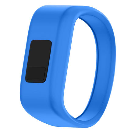 Silicone Sport Wrist Strap for Garmin Vivofit JR, Size: Large (Sky Blue)-garmade.com