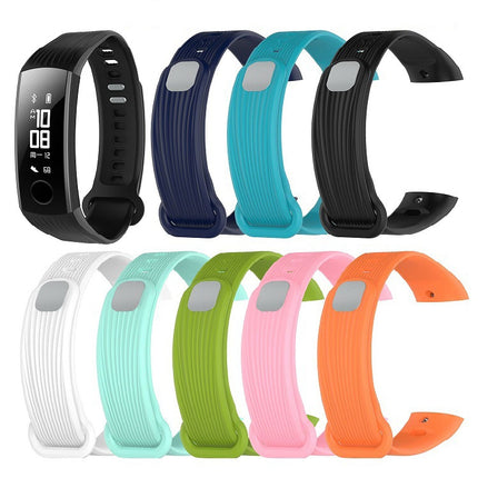 Silicone Replacement Wrist Strap for Huawei Honor Band 3 (Black)-garmade.com