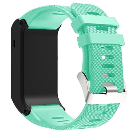 Silicone Sport Wrist Strap for Garmin Vivoactive HR (Mint Green)-garmade.com
