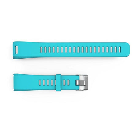 Silicone Sport Wrist Strap for Garmin Vivosmart HR 1 (Sky Blue)-garmade.com