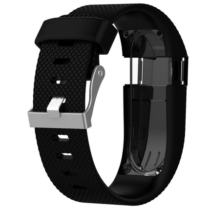 Solid Color Adjustable Wrist Strap for FITBIT Charge HR(Black)-garmade.com