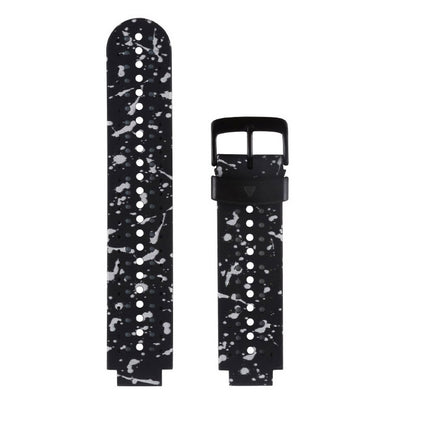Silicone Sport Wrist Strap for Garmin Forerunner 235(Midnight Black)-garmade.com