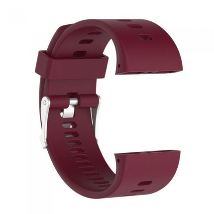 Silicone Sport Wrist Strap for POLAR V800 (Wine Red)-garmade.com