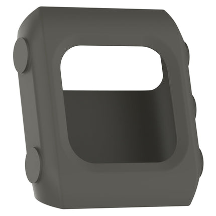 Solid Color Silicone Watch Protective Case for POLAR V800(Grey)-garmade.com