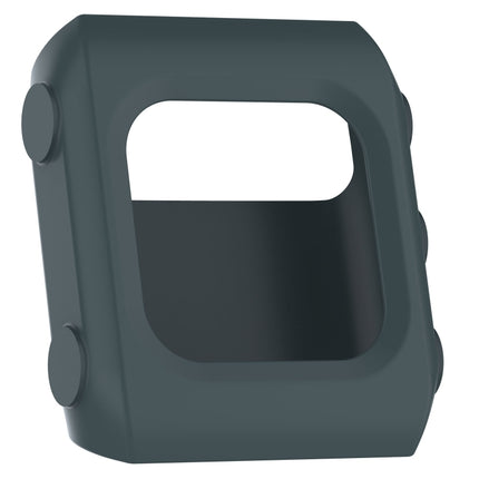 Solid Color Silicone Watch Protective Case for POLAR V800(Navy Blue)-garmade.com