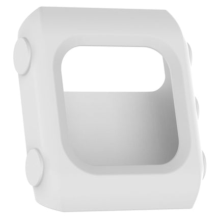 Solid Color Silicone Watch Protective Case for POLAR V800(White)-garmade.com