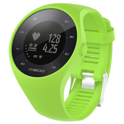 Silicone Sport Wrist Strap for POLAR M200 (Green)-garmade.com