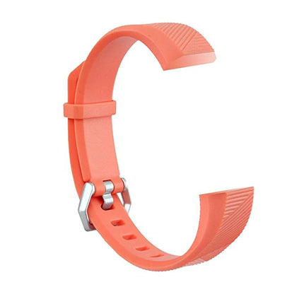 Children Silicone Twilled Wrist Strap for FITBIT ACE (Orange)-garmade.com