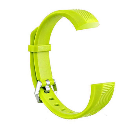 Children Silicone Twilled Wrist Strap for FITBIT ACE (Green)-garmade.com