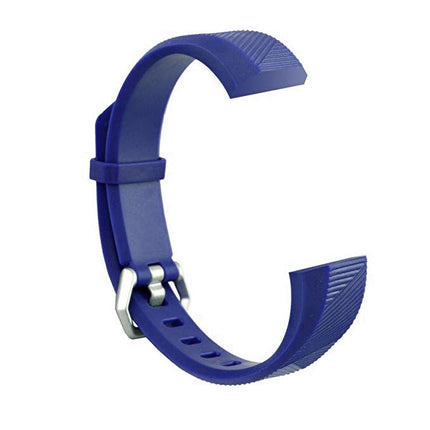 Children Silicone Twilled Wrist Strap for FITBIT ACE (Blue)-garmade.com