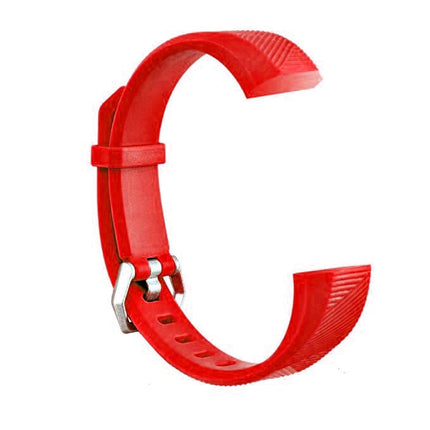 Children Silicone Twilled Wrist Strap for FITBIT ACE (Red)-garmade.com