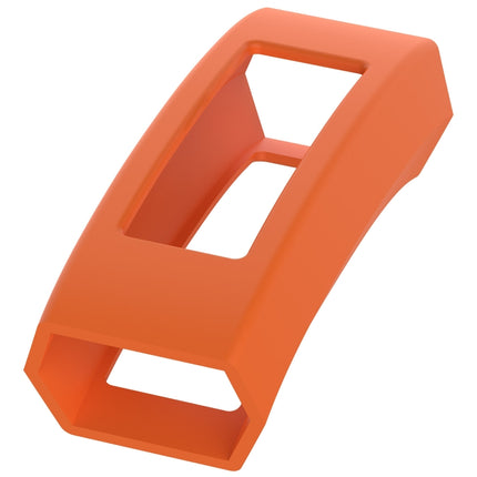 Intelligent Wearable Device, Solid Color Silicone Watch Protective Case for FITBIT Alta / HR (Orange)-garmade.com
