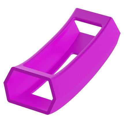 Intelligent Wearable Device, Solid Color Silicone Watch Protective Case for FITBIT Alta / HR (Purple)-garmade.com