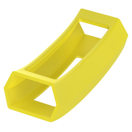 Intelligent Wearable Device, Solid Color Silicone Watch Protective Case for FITBIT Alta / HR (Yellow)-garmade.com