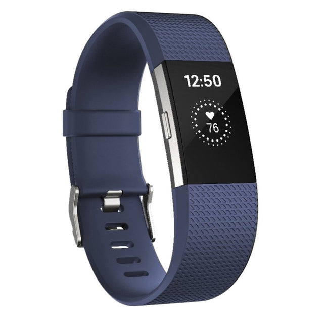 Square Pattern Adjustable Sport Wrist Strap for FITBIT Charge 2, Size: S, 10.5x8.5cm (Aurora Blue)-garmade.com