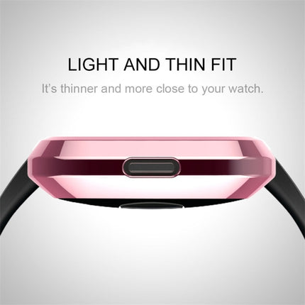 Smart Watch Soft TPU Protective Case for Fitbit Versa(Black)-garmade.com