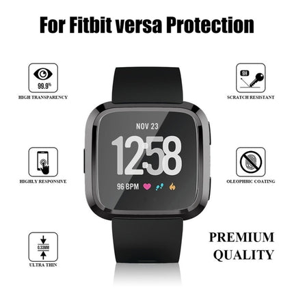 Smart Watch Soft TPU Protective Case for Fitbit Versa(Pink)-garmade.com