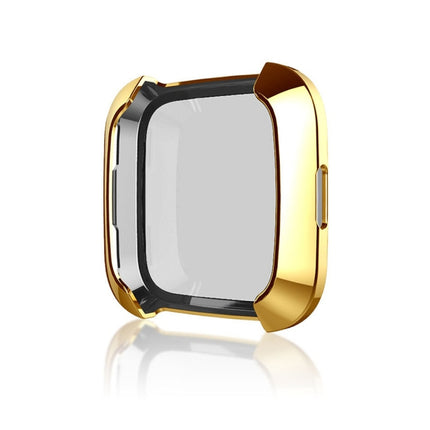 Smart Watch Soft TPU Protective Case for Fitbit Versa(Gold)-garmade.com